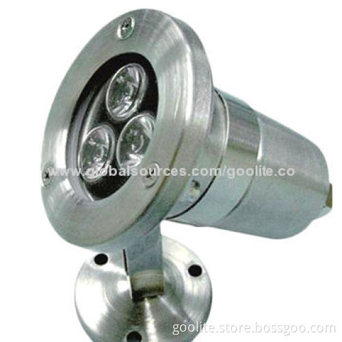LED Underwater Light, 3W, 82*120mm, CE&RoHS, 2 years warranty